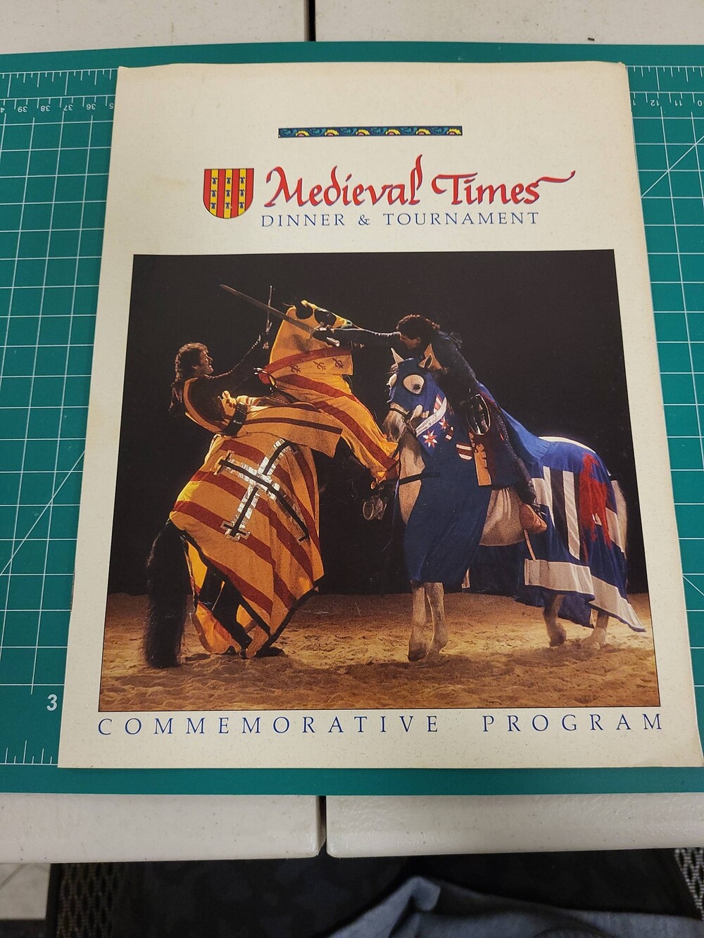Medieval Times Dinner Tournament Program Commemorative Souvenir Collectible